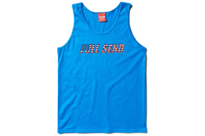 Pre-owned Full Send Fourth Of July Tank Royal Blue