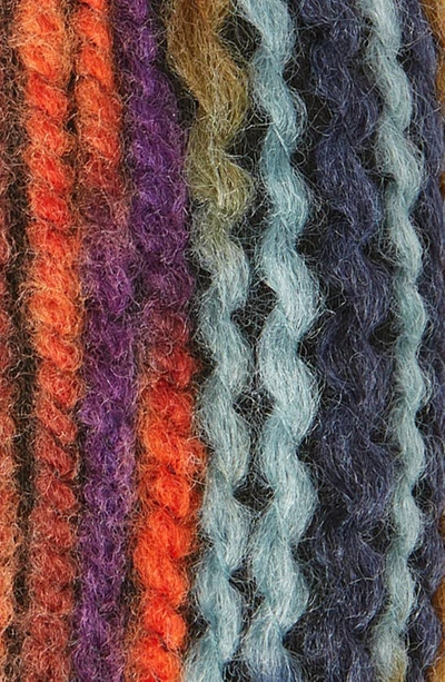 Shop Lele Sadoughi Mixed Yarn Knotted Headband In Iris