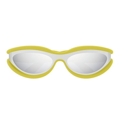 Shop Bottega Veneta Eyewear Geometric Frame Sunglasses In Multi