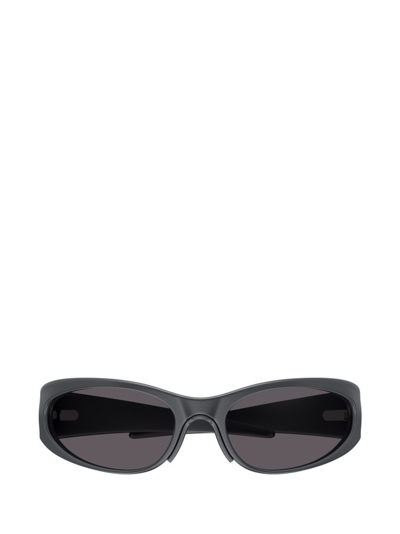 Shop Balenciaga Eyewear Reverse Xpander 2.0 Rectangle Sunglasses In Grey