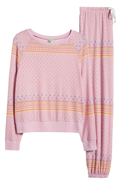 Honeydew Intimates Star Seeker Pajamas In Primrose Geo