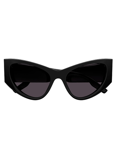 Shop Balenciaga Eyewear Monaco Cat In Black