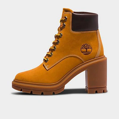 Shop Timberland Women's Allington Heights 6 Inch Boots In Wheat Nubuck