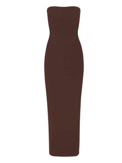 Shop Skims Women's Fits Everybody Tube Dress In Cocoa
