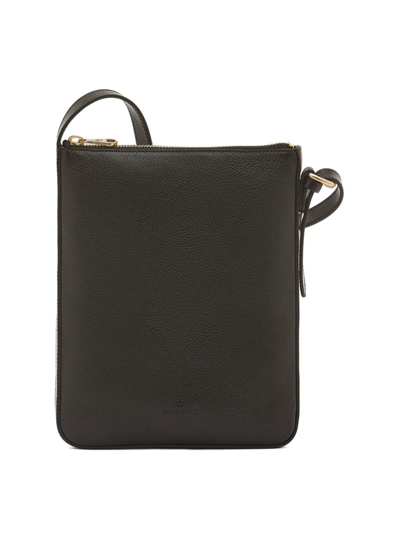 Shop Il Bisonte Women's Modulo Leather Crossbody Bag In Nero