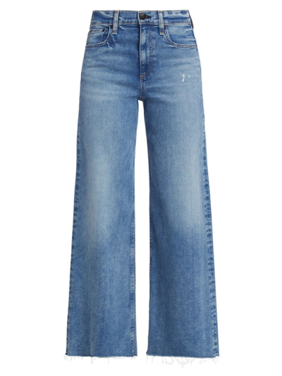 Shop Rag & Bone Women's Sofie Wide-leg Cropped Jeans In Monterosso