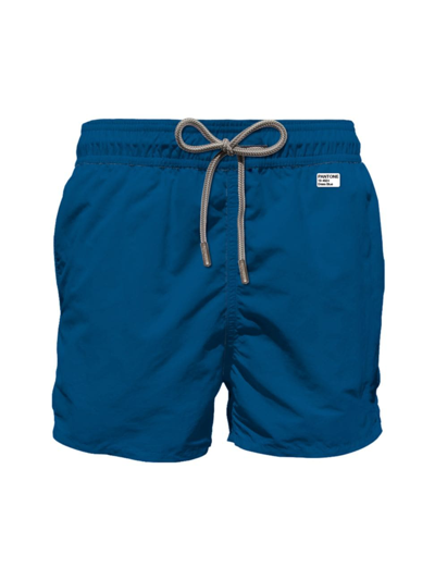 Shop Mc2 Saint Barth Men's Lighting Pantone Swim Shorts In Blue Navy