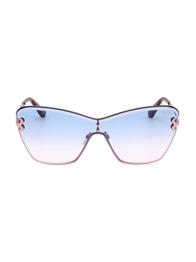Shop Pucci Women's Cat-eye Gradient Sunglasses In Rose Blue