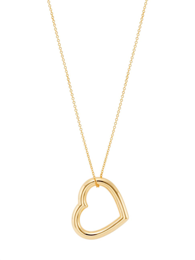Shop Saks Fifth Avenue Women's 14k Yellow Gold Heart Pendant Necklace