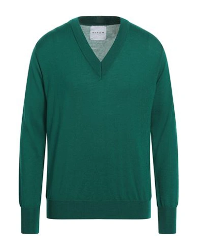 Shop Marsēm Man Sweater Green Size S Wool