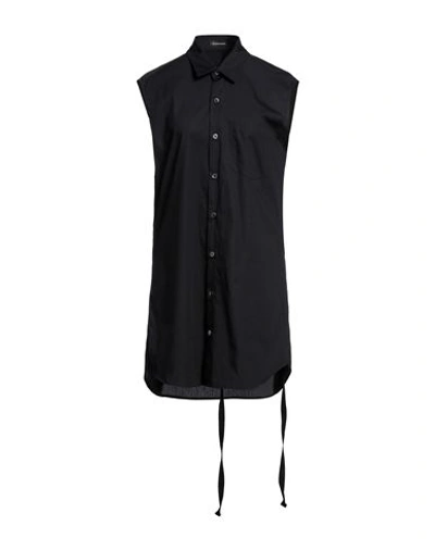 Shop Ann Demeulemeester Woman Shirt Black Size 14 Cotton