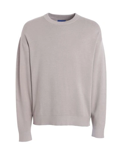 Shop Jack & Jones Man Sweater Light Grey Size Xl Oncemore Viscose, Polyester, Nylon
