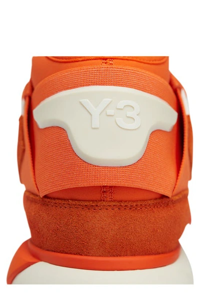 Shop Y-3 Qasa High Top Sneaker In Orange