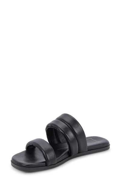 Shop Dolce Vita Adore Slide Sandal In Black Leather