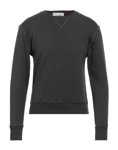 Shop Barbati Man Sweatshirt Lead Size Xxl Cotton, Polyester In Grey