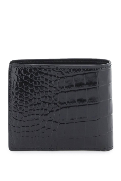 Shop Versace Medusa Biggie Wallet In Black
