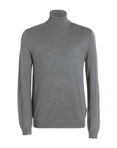 Shop Only & Sons Man Turtleneck Grey Size Xl Livaeco By Birla Cellulose, Polyester