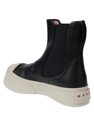 Shop Marni Chelsea Boots In Black