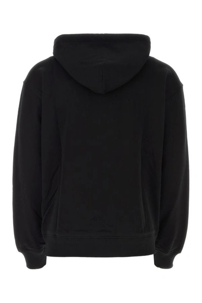 Shop Dolce & Gabbana Man Black Cotton Sweatshirt