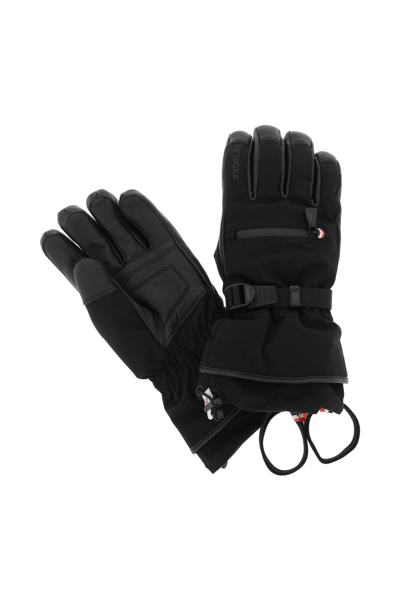 Shop Moncler Grenoble Padded Gloves Men In Black