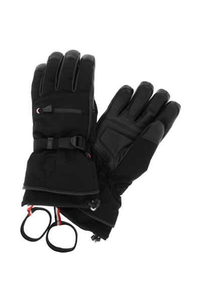 Shop Moncler Grenoble Padded Gloves Men In Black