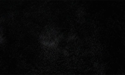 Shop Allsaints Eve Genuine Shearling Crossbody Bag In Black
