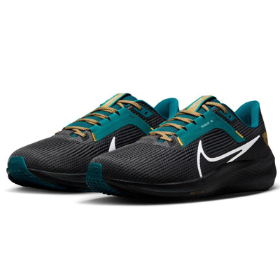 Shop Nike Unisex   Anthracite Jacksonville Jaguars Zoom Pegasus 40 Running Shoe