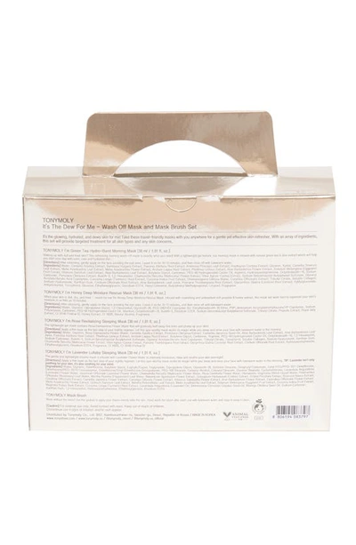 Tonymoly It's The Dew For Me 5-piece Mask Set (limited Edition) $32 Value