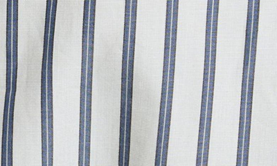 Sc103 Ocular Mixed Stripe Woven Top In Canopy