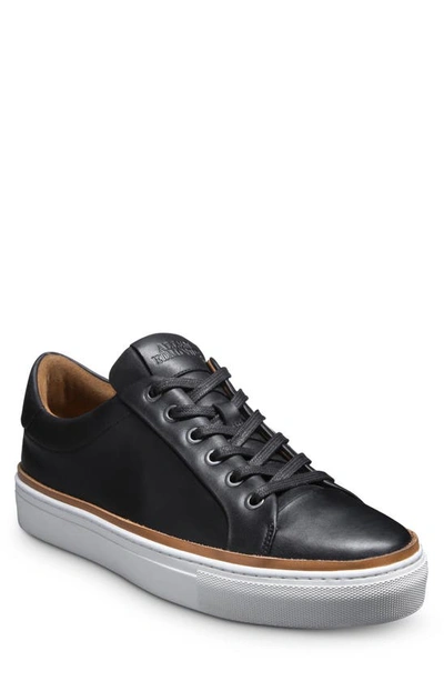 Shop Allen Edmonds Flynn Leather Sneaker In Black