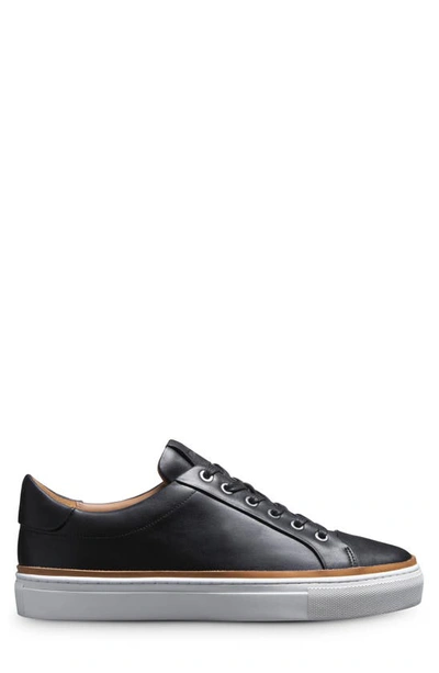 Shop Allen Edmonds Flynn Leather Sneaker In Black