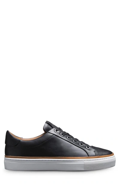Allen Edmonds Flynn Leather Sneaker In Black