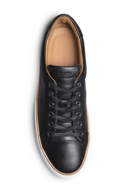 Shop Allen Edmonds Flynn Leather Sneaker In Black