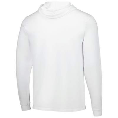 Shop Vineyard Vines White Dallas Cowboys Wordmark Retro Joe Long Sleeve Hoodie T-shirt