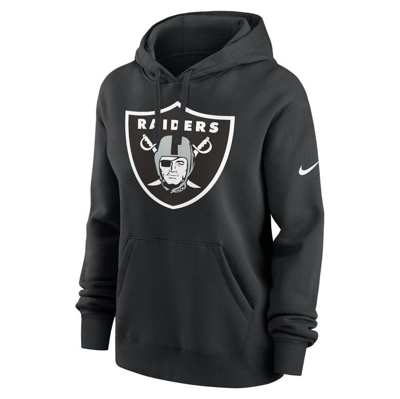 Shop Nike Black Las Vegas Raiders Team Logo Club Fleece Pullover Hoodie