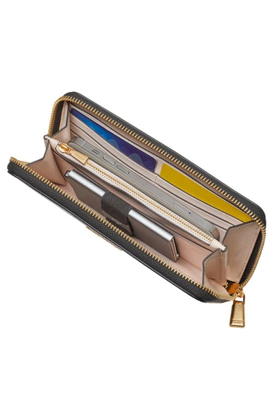 Kate Spade Morgan Colorblock Saffiano Leather Wallet In Cafe Mocha Multi