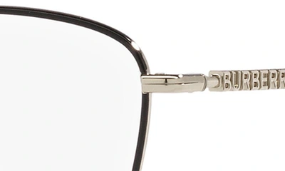 Shop Burberry Virginia 53mm Phantos Optical Glasses In Black