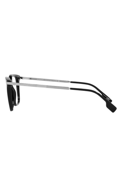 Shop Burberry Ellis 55mm Square Optical Glasses In Black