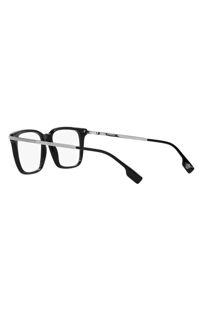 Shop Burberry Ellis 55mm Square Optical Glasses In Black