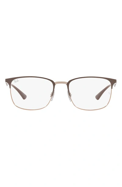 Shop Ray Ban 52mm Optical Glasses In Copper