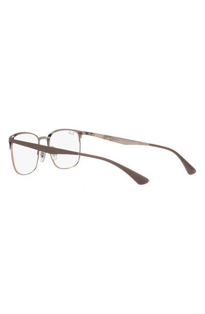 Ray Ban 52mm Optical Glasses In Copper