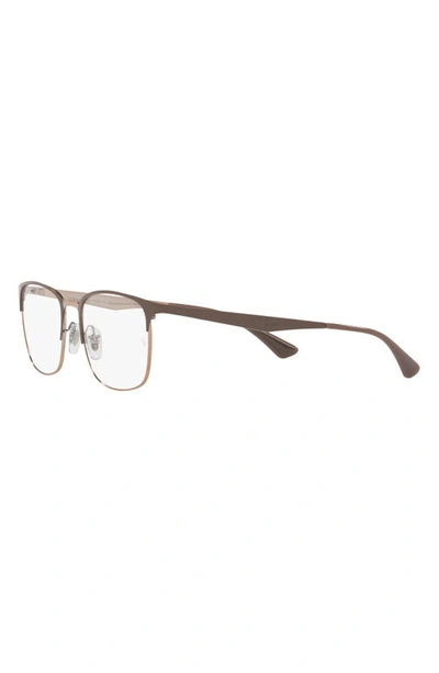 Ray Ban 52mm Optical Glasses In Copper