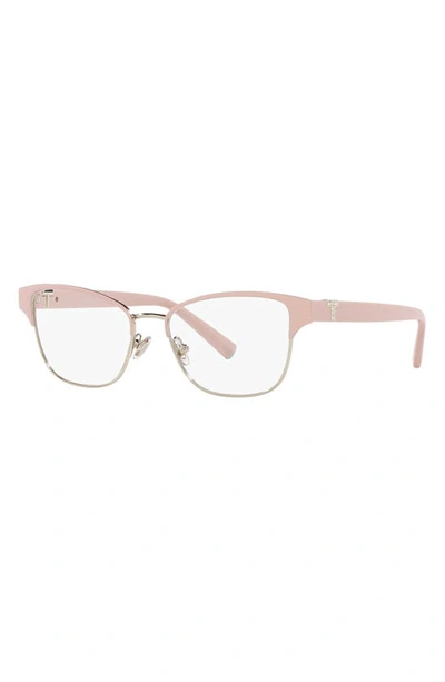 Shop Tiffany & Co 52mm Cat Eye Optical Glasses In Pink