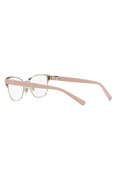 Shop Tiffany & Co 52mm Cat Eye Optical Glasses In Pink
