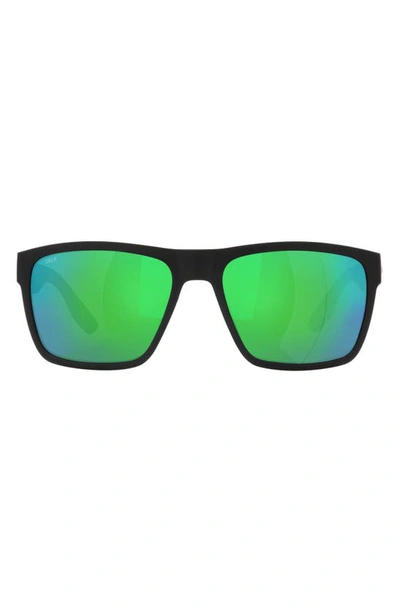 Shop Costa Del Mar Paunch Xl 59mm Square Sunglasses In Green