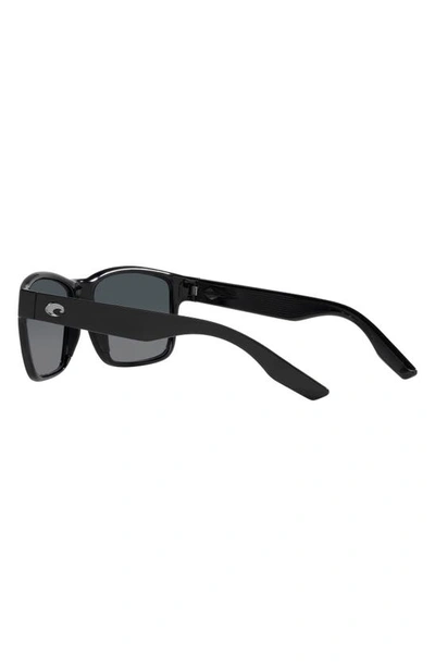 Shop Costa Del Mar Paunch 57mm Gradient Square Sunglasses In Black