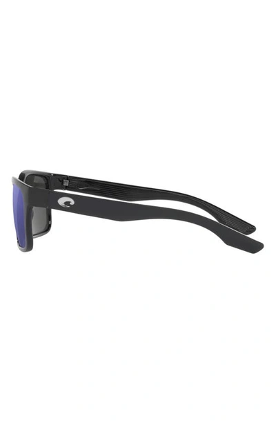 Costa Del Mar Rinconcito Ric 11 Obmp Flat Top Polarized Sunglasses In Black