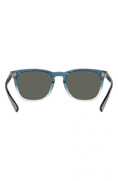 Costa Del Mar Sullivan 53mm Mirrored Polarized Square Sunglasses In Teal