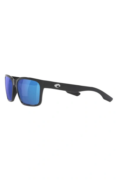 Costa Del Mar Rinconcito Ric 11 Obmp Flat Top Polarized Sunglasses In Black