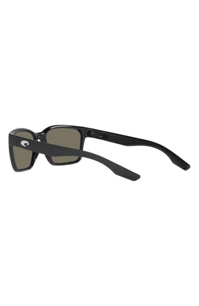 Costa Del Mar Rinconcito Ric 11 Obmp Flat Top Polarized Sunglasses In Black